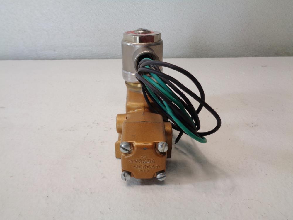 Versa 1/4" 3-Way Solenoid Valve VSG-3321-XX-D012